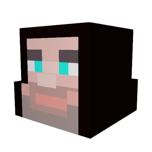 Ugly_Witch Minecraft avatar head, 3D render