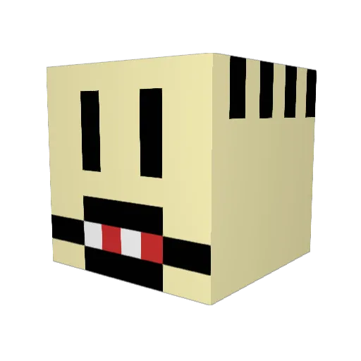 Ugly_cat223 Minecraft avatar head, 3D render