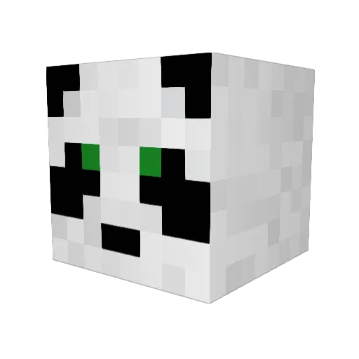 Ugnius00 Minecraft avatar head, 3D render