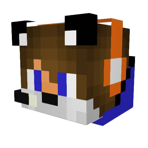Ugo_PlayYT Minecraft avatar head, 3D render