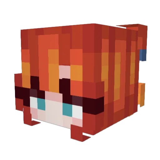 UhCupid Minecraft avatar head, 3D render