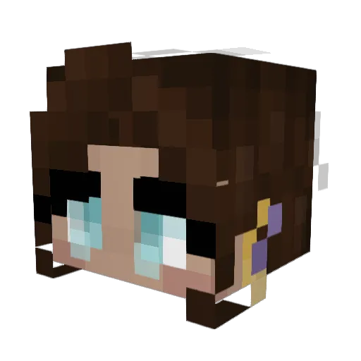 UhTheeIs Minecraft avatar head, 3D render