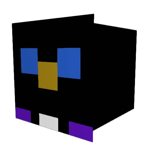 Uh_O13 Minecraft avatar head, 3D render