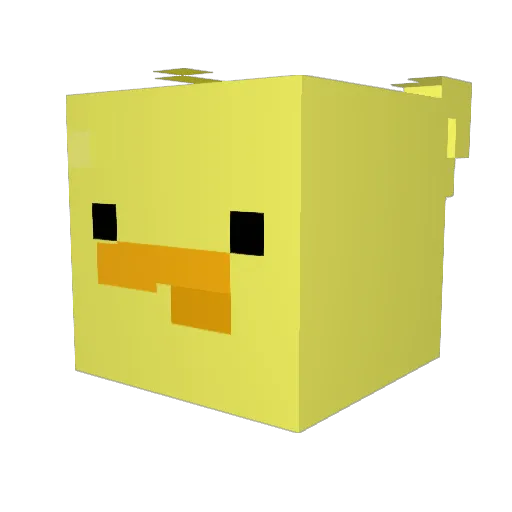 UheldAnd Minecraft avatar head, 3D render