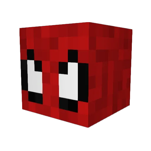 UherxJulia Minecraft avatar head, 3D render