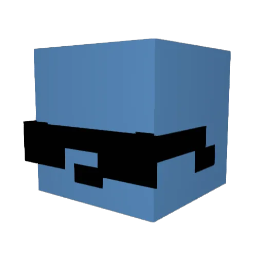 UhhCloudy Minecraft avatar head, 3D render