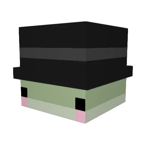 UhhJazzy Minecraft avatar head, 3D render