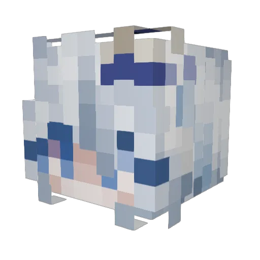 UhhTomSiuu Minecraft avatar head, 3D render