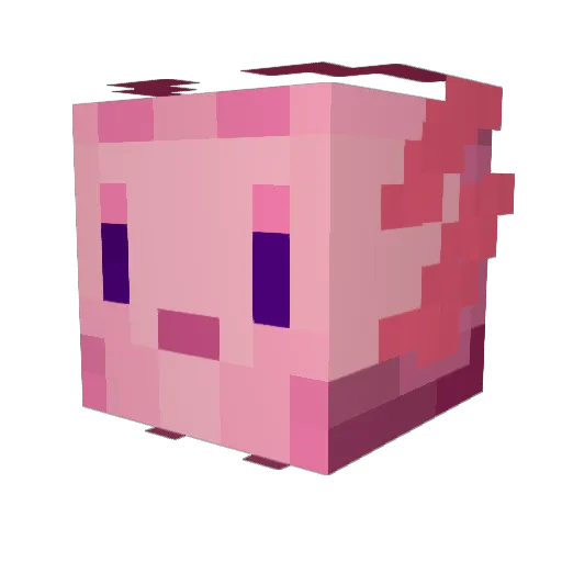 Uhhjesss Minecraft avatar head, 3D render