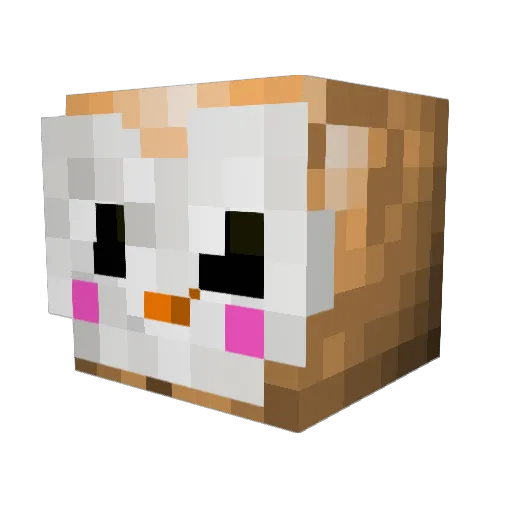 Uil_van_minerva Minecraft avatar head, 3D render