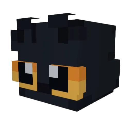 Uilaa Minecraft avatar head, 3D render