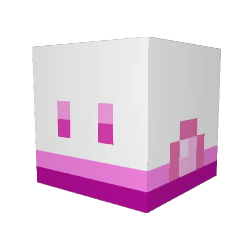 Ukirra Minecraft avatar head, 3D render