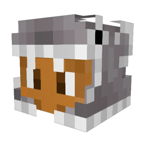 UkiyoGaming Minecraft avatar head, 3D render