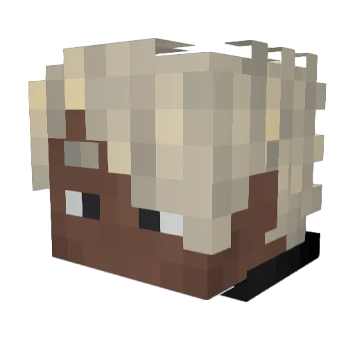 UkizakiPrime Minecraft avatar head, 3D render