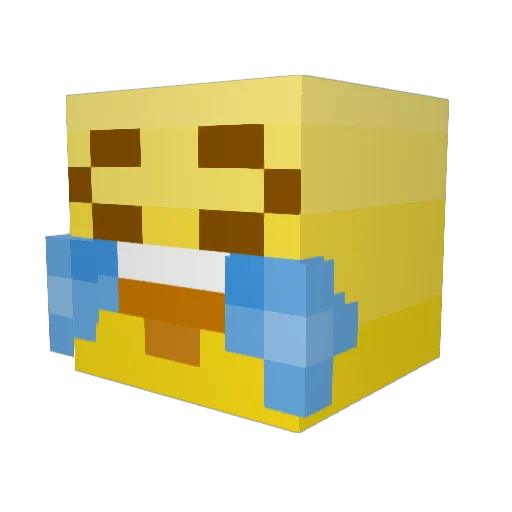 UkrainianDragon Minecraft avatar head, 3D render
