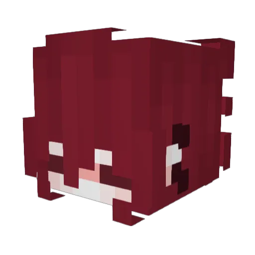 Ukrit69 Minecraft avatar head, 3D render