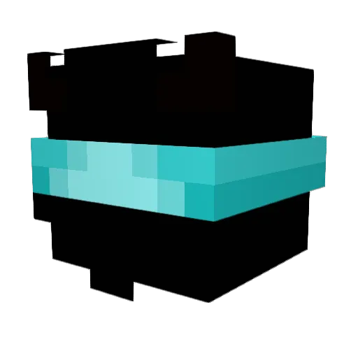 Ukxe Minecraft avatar head, 3D render