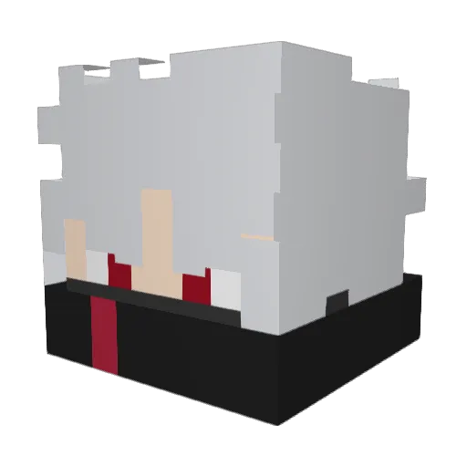 Ukzi228 Minecraft avatar head, 3D render