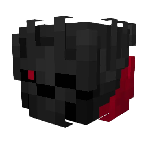 UlH556 Minecraft avatar head, 3D render