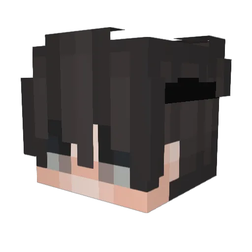 Ulethia Minecraft avatar head, 3D render