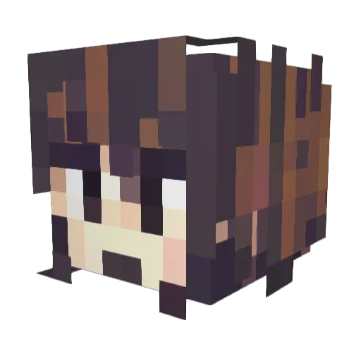 Ulf_vom_Mond Minecraft avatar head, 3D render