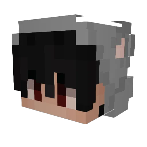 Ulgreth Minecraft avatar head, 3D render