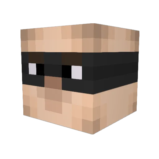Ulileon2012 Minecraft avatar head, 3D render