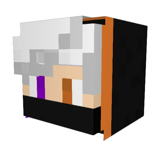 Ulirex_64 Minecraft avatar head, 3D render