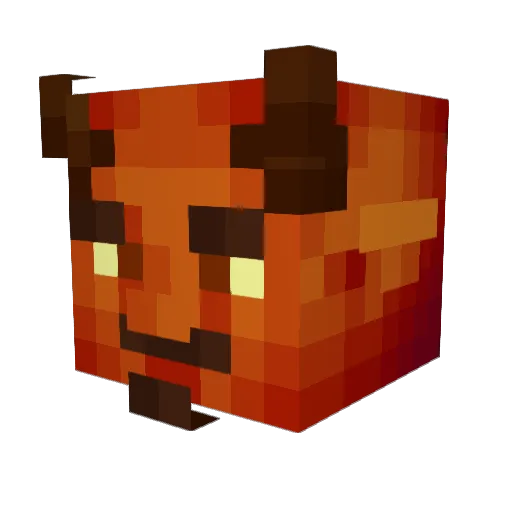 Ulisexy Minecraft avatar head, 3D render