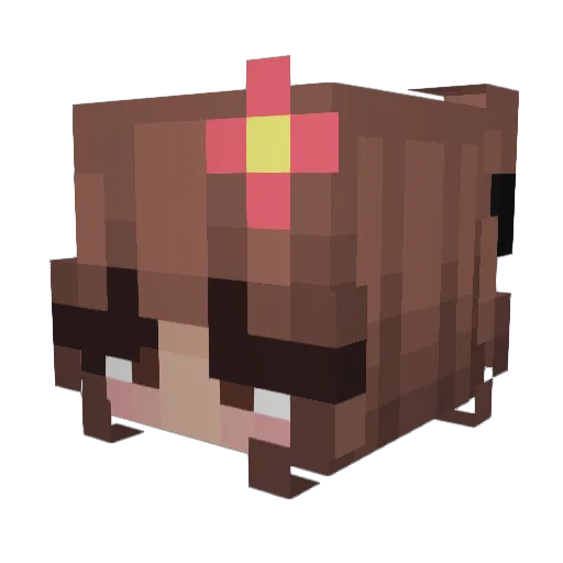 UlkerGofret Minecraft avatar head, 3D render