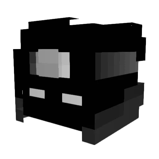 UlkioraTheDead Minecraft avatar head, 3D render