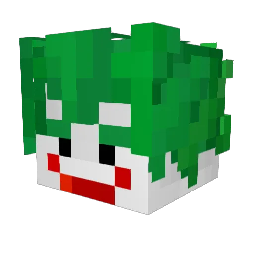 Ullaiin Minecraft avatar head, 3D render