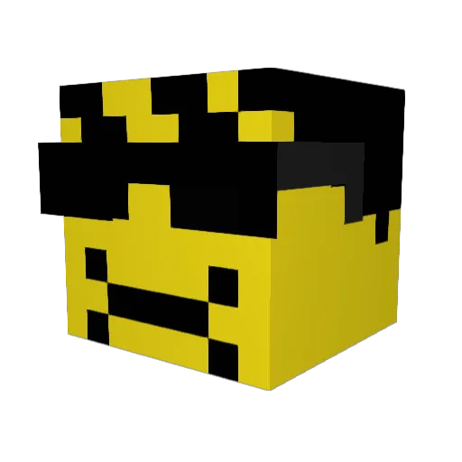 Ullarn Minecraft avatar head, 3D render