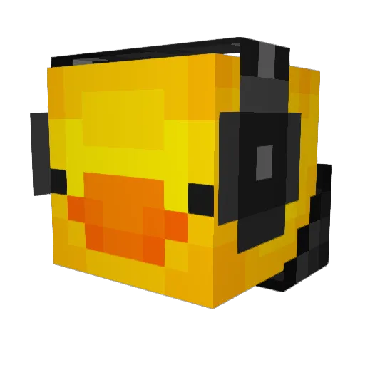 Ullvind3 Minecraft avatar head, 3D render