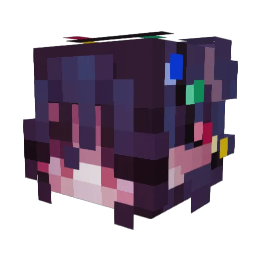 UltTruit Minecraft avatar head, 3D render