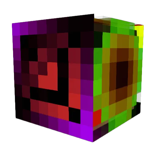 Ulterior_Motives Minecraft avatar head, 3D render