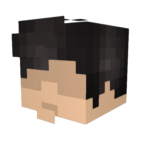 Ultima222 Minecraft avatar head, 3D render