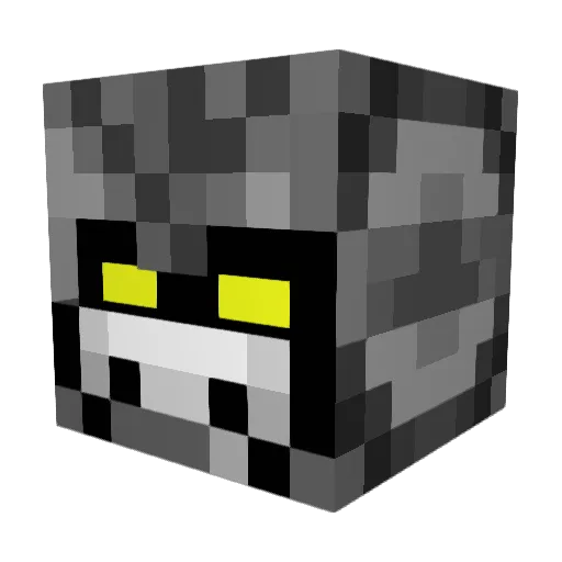 UltimaIncursion Minecraft avatar head, 3D render
