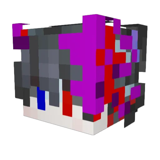 UltimaKingWolf Minecraft avatar head, 3D render