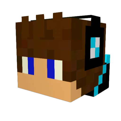 UltimadeviL Minecraft avatar head, 3D render