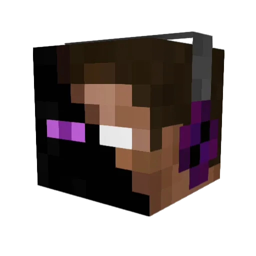 Ultimat3Survival Minecraft avatar head, 3D render