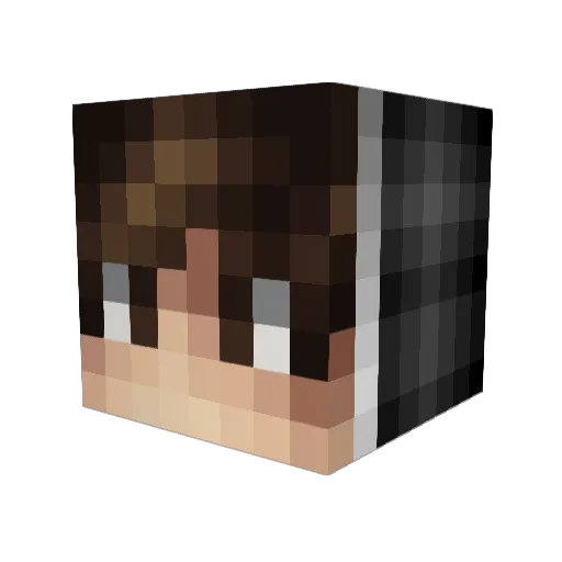 Ultimate12 Minecraft avatar head, 3D render