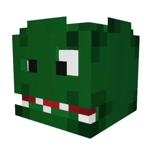 Ultimate5150 Minecraft avatar head, 3D render