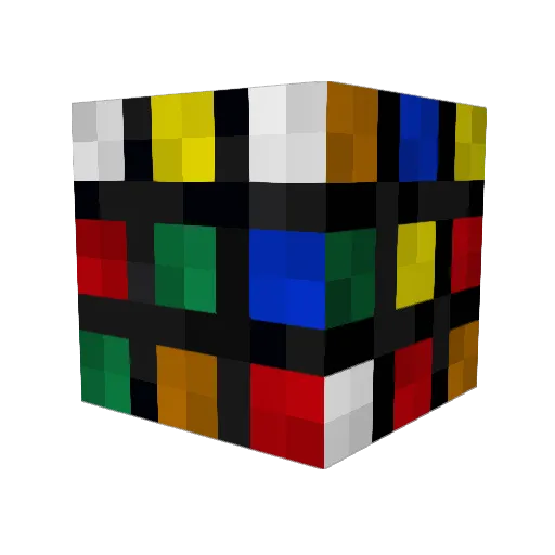 UltimateCube64 Minecraft avatar head, 3D render