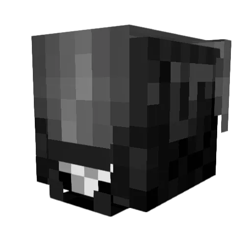 UltimateCultist Minecraft avatar head, 3D render