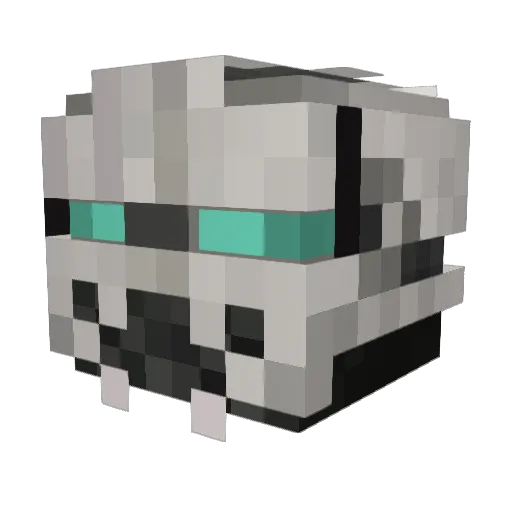 UltimateD00M Minecraft avatar head, 3D render