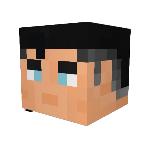UltimateDragonCZ Minecraft avatar head, 3D render