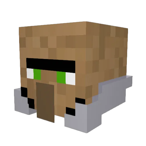UltimateEyeGouge Minecraft avatar head, 3D render