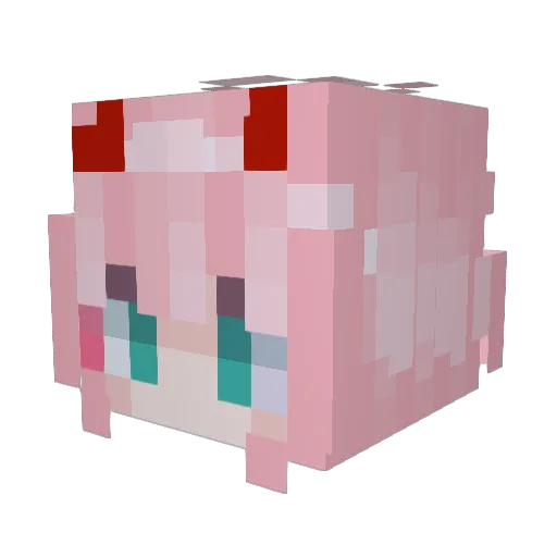 UltimateMike Minecraft avatar head, 3D render