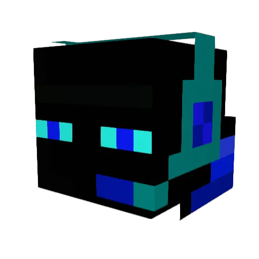 UltimateRaftman Minecraft avatar head, 3D render